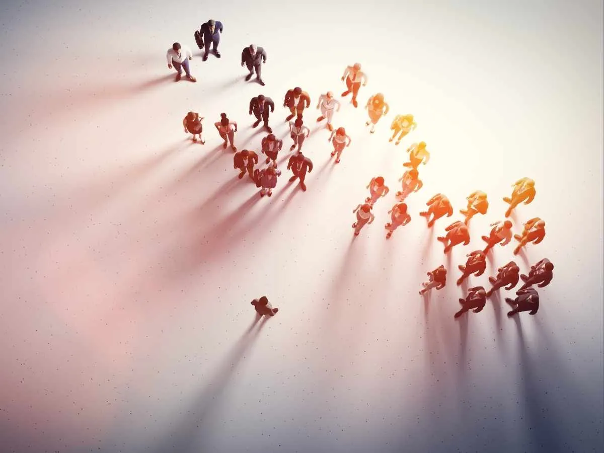 a gathering of people
